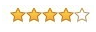 four star rating stars